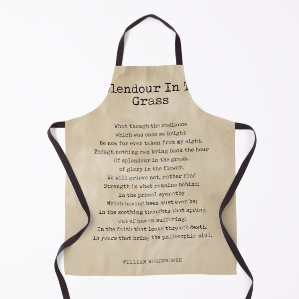 Item preview, Splendour In The Grass - William Wordsworth Poem - Literature - Typewriter Print 1 - Vintage designed and sold by Studio Grafiikka.