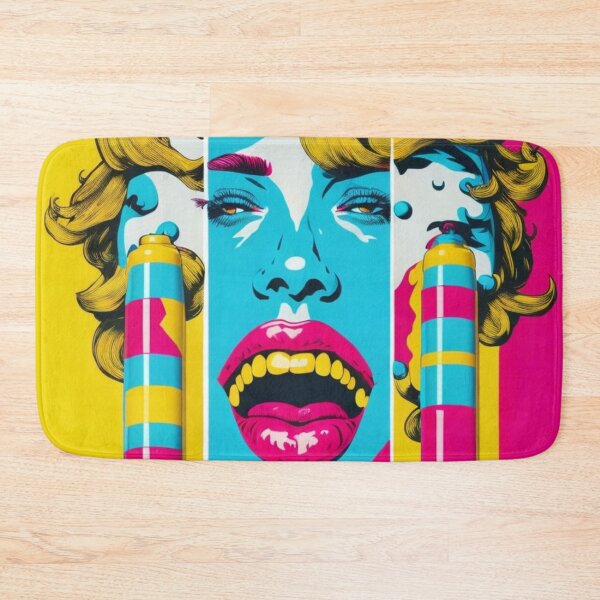 Item preview, Pop Style in the Mirror: Vibrant Makeup Inspired by Art designed and sold by CreativoLoco.