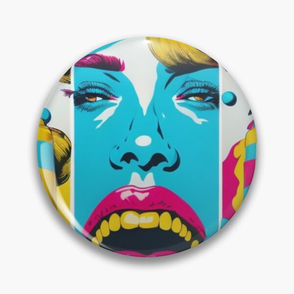 Item preview, Pop Style in the Mirror: Vibrant Makeup Inspired by Art designed and sold by CreativoLoco.