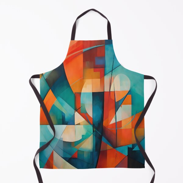 Item preview, Vibrant Strokes: An Abstract Composition that Fuses Geometric Shapes in a Play of Energy and Movement designed and sold by InsaneLEDP.