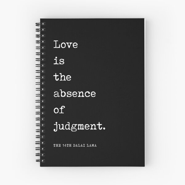Item preview, Love is the absence of judgment - Dalai Lama Quote - Literature - Typewriter Print - Black designed and sold by Studio Grafiikka.
