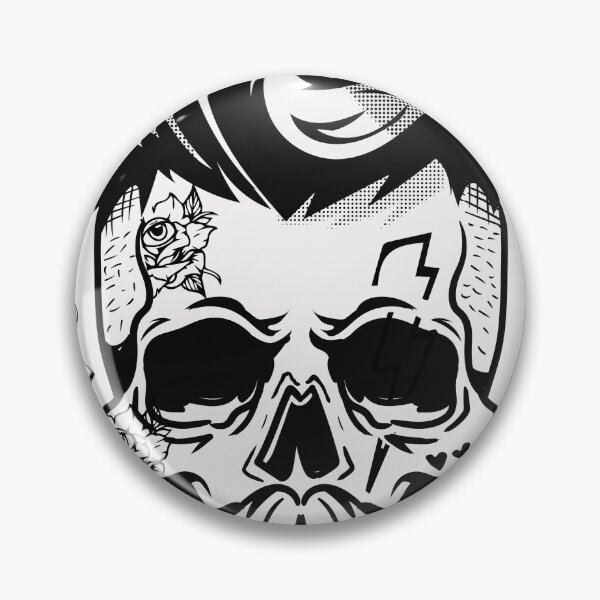 Item preview, barber skull designed and sold by AdyKurniawan.