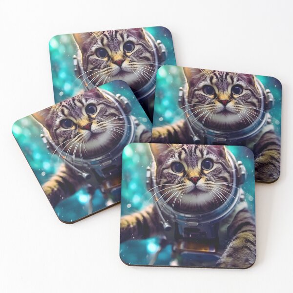 Item preview, Cosmic Whiskers, Astronaut cat. designed and sold by im9creative.