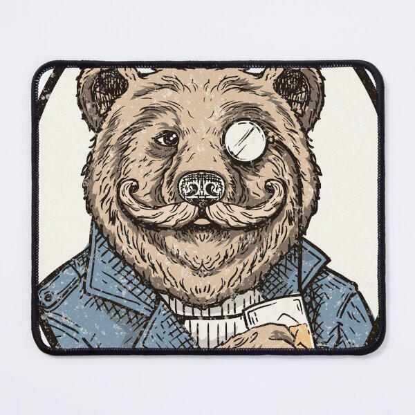 Item preview, old bear gentleman designed and sold by AdyKurniawan.