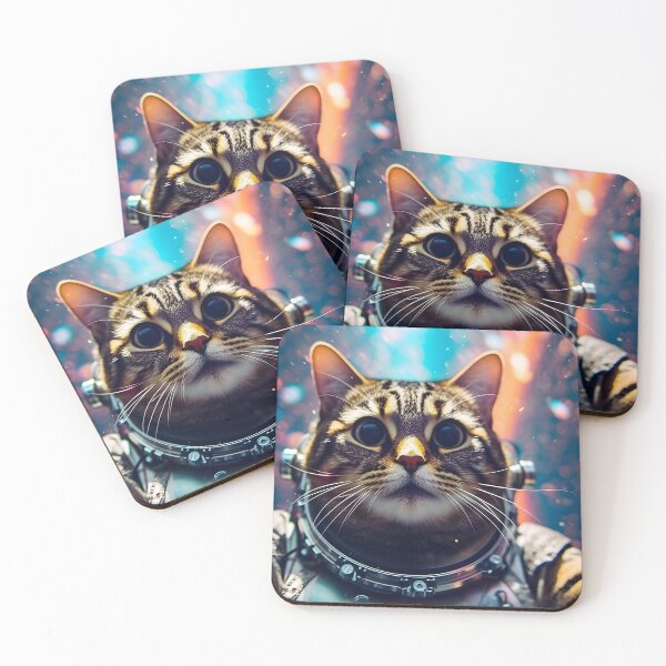 Item preview, Cosmic Whiskers, Astronaut cat. designed and sold by im9creative.