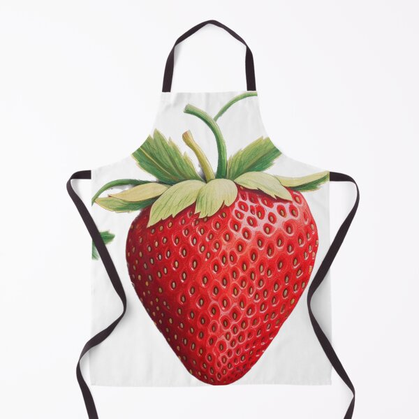 Item preview, Simple Solo Strawberry on white background  designed and sold by EpicFoxArt.