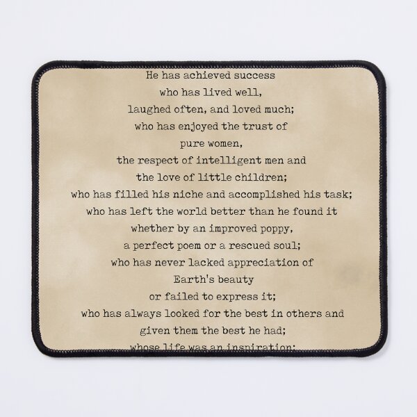 Item preview, Success - Bessie Anderson Stanley Poem - Literature - Typewriter Print 1 - Vintage designed and sold by Studio Grafiikka.