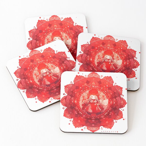 Item preview, Dolly girl in red mandala designed and sold by Newborninfant.