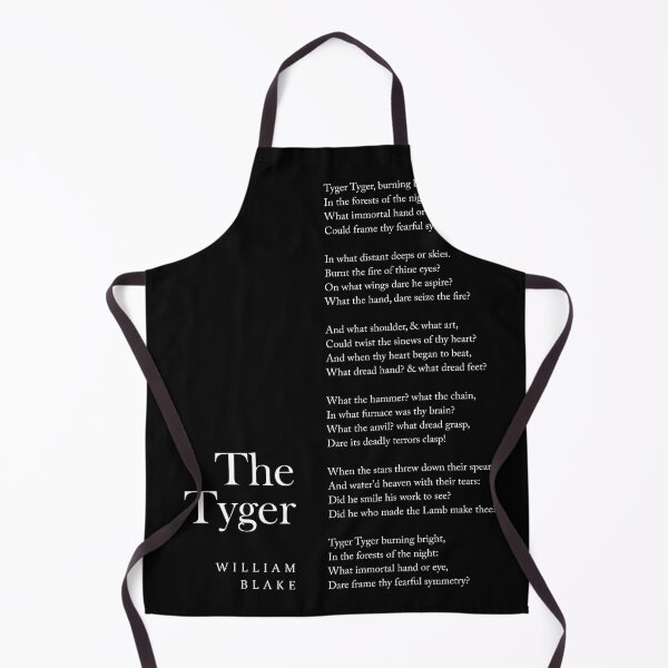 Item preview, The Tyger - William Blake Poem - Literature - Typography Print 2 - Black designed and sold by Studio Grafiikka.