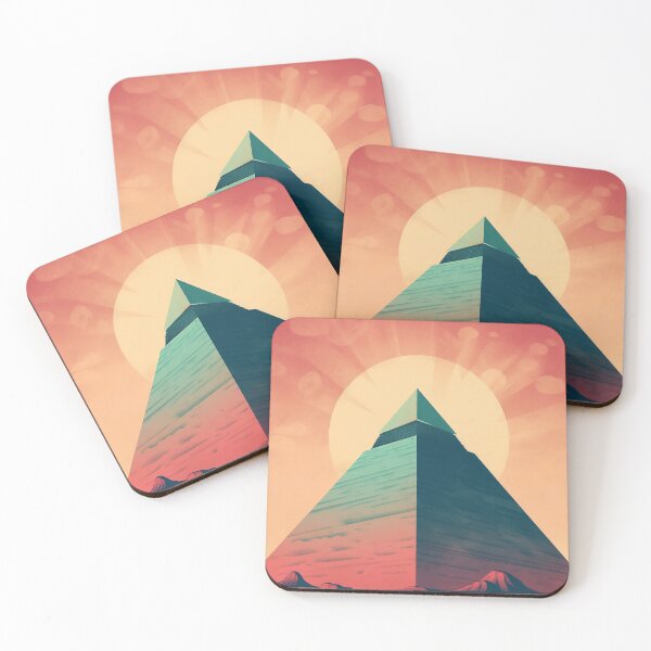 Item preview, The Great Pyramid of Giza, Egypt | Retro Art designed and sold by DigitalDugong.