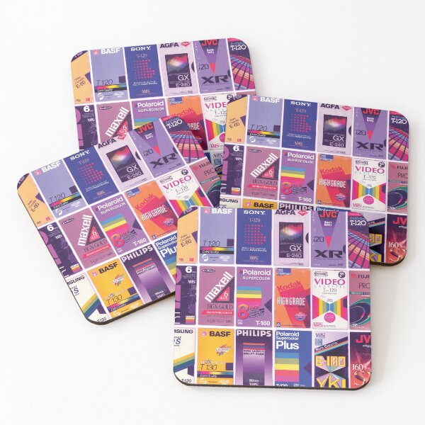 Item preview, 80's VHS Covers, Retro Nostalgic Movies, Vintage Design, Print Display designed and sold by Ekkswai.