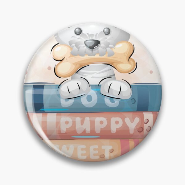 Item preview, Puppy Training in watercolor, hand drawn image designed and sold by PuppyCharacterD.