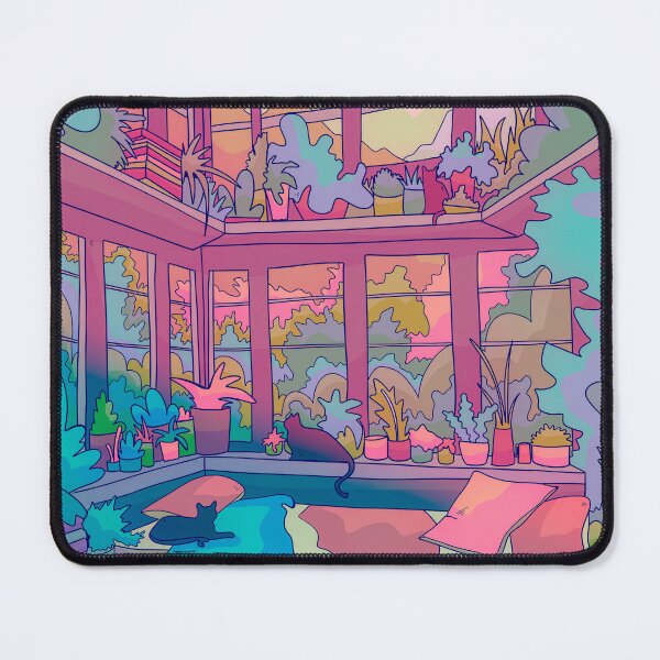 Item preview, Room of cats and nature designed and sold by Swadeillustrations.