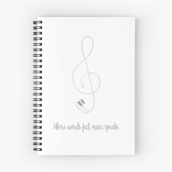 Item preview, Where words fail, music speaks. designed and sold by Beerokrata.