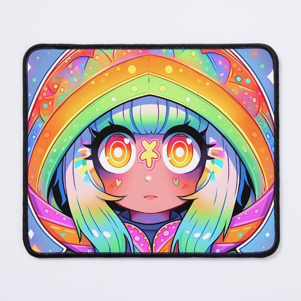 Item preview, Odd mandala girl in rainbow color hooded sweater designed and sold by Newborninfant.