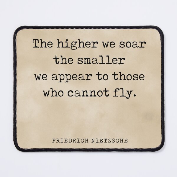 Item preview, The higher we soar - Friedrich Nietzsche Quote - Literature - Typewriter Print - Vintage designed and sold by Studio Grafiikka.