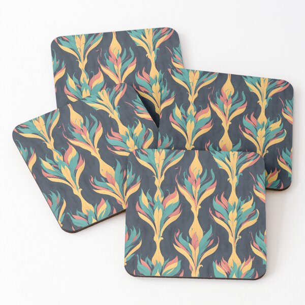 Item preview, Neon Flame Seamless Patterns: Art Minimalism designed and sold by cocomikozza.