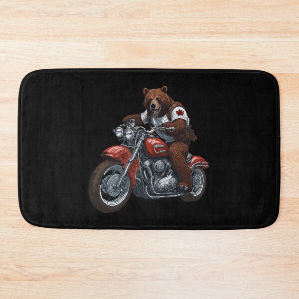 Item preview, Biker Bear  designed and sold by MapleWear.