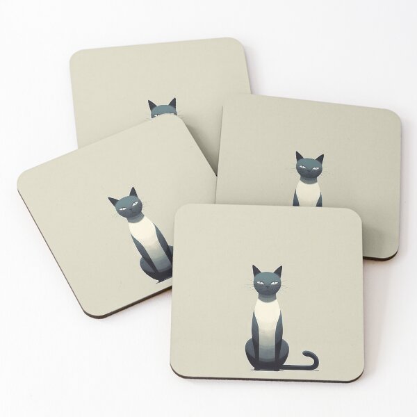 Item preview, Minimalist Cats: Aesthetic of Dark Humor designed and sold by Piotrek0001.