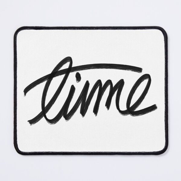Item preview, "Time" hand drawn typographic digital design designed and sold by Muhammad Toqeer.