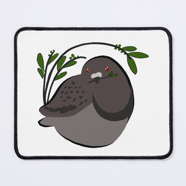 Item preview, Cute Pigeon with Twig designed and sold by FioreCiliegia.