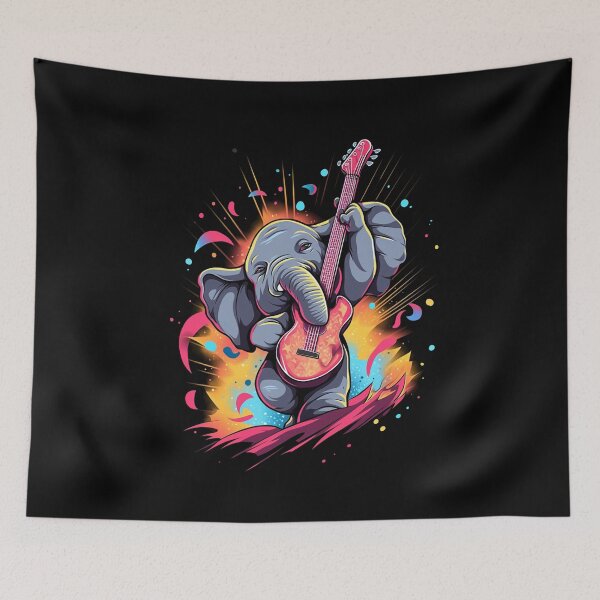 Item preview, Elephant's Rock n Roll: Guitar Jam Session designed and sold by Zandalus.