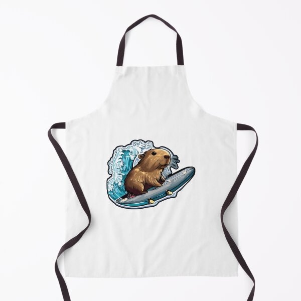 Item preview, Capybara on Board, surfer Cap designed and sold by CUTE see.
