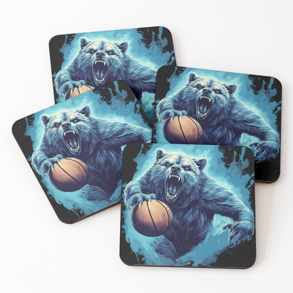 Item preview, Active Basketball Bear Illustration | Dynamic Teddy Art designed and sold by InkedBeasts.