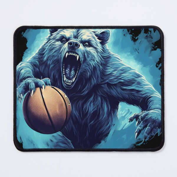 Item preview, Active Basketball Bear Illustration | Dynamic Teddy Art designed and sold by InkedBeasts.