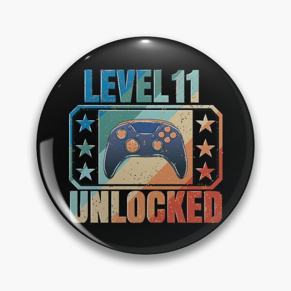 Artikelvorschau, Level 11 freigeschaltet: Das Design von Spielern, die ihren Geburtstag feiern entworfen und verkauft von Kraker-Inc.