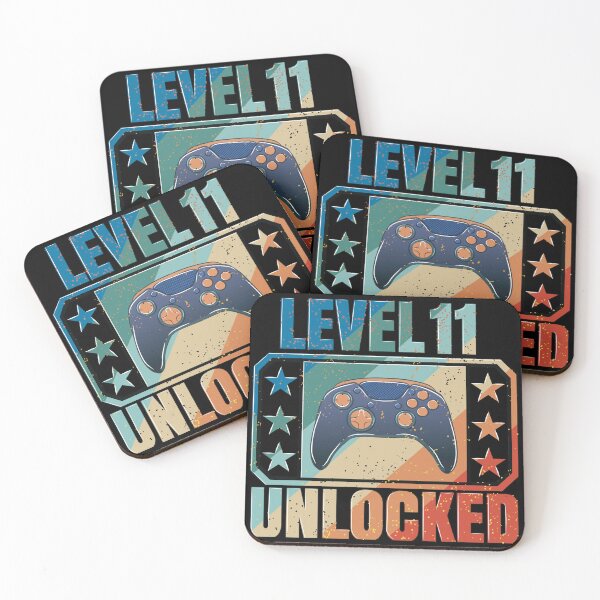 Item preview, Level 11 Unlocked: The design of gamers who celebrate their birthday designed and sold by Kraker-Inc.