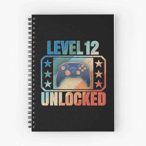 Item preview, Level 12 Unlocked: The design of gamers who celebrate their birthday designed and sold by Kraker-Inc.