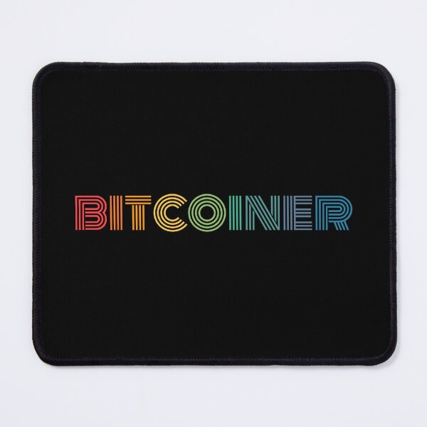 Item preview, Bitcoin Typography Rainbow designed and sold by WhitepaperStyle.