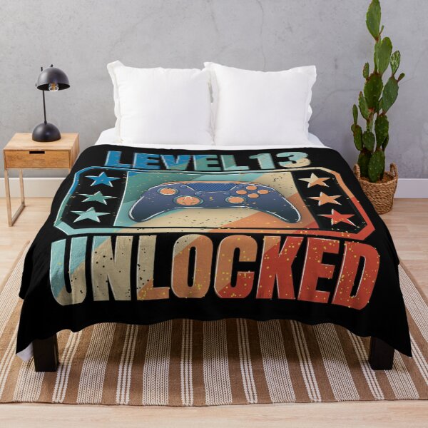 Item preview, Level 13 Unlocked: The design of gamers who celebrate their birthday designed and sold by Kraker-Inc.