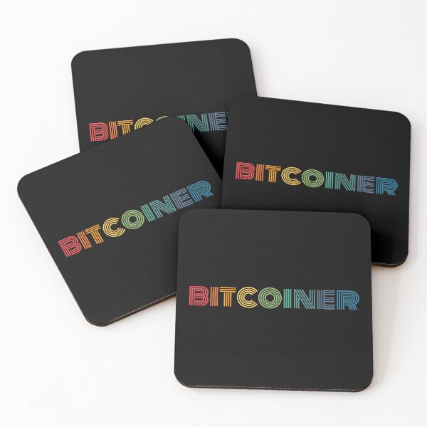 Item preview, Bitcoin Typography Rainbow designed and sold by WhitepaperStyle.