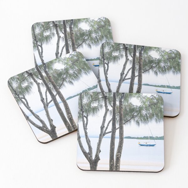 Item preview, Coastal Trees along the beach on Bribie Island, Queensland  designed and sold by Liza Clements Photographic.