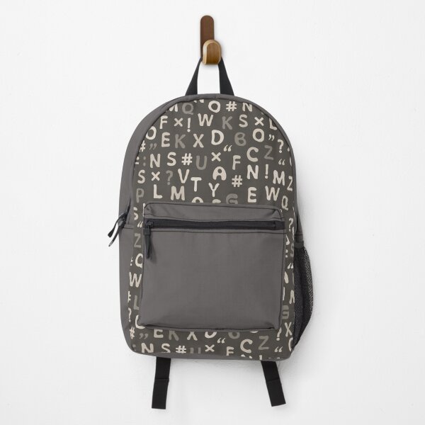 Item preview, English alphabet. Gray and white pattern. Letters and symbols designed and sold by Doodlines.