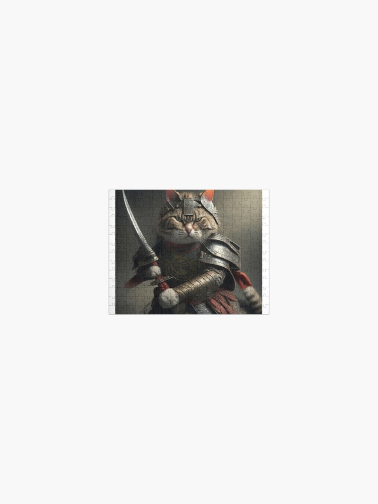 Cat Warrior Puzzle ✔️ Art Puzzles ✔️ Puzzles Print