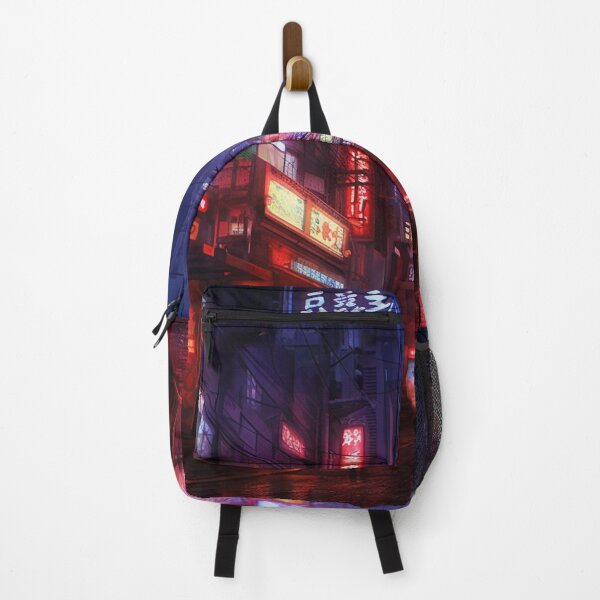 Item preview, rainy night tokyo street designed and sold by packbarbara.