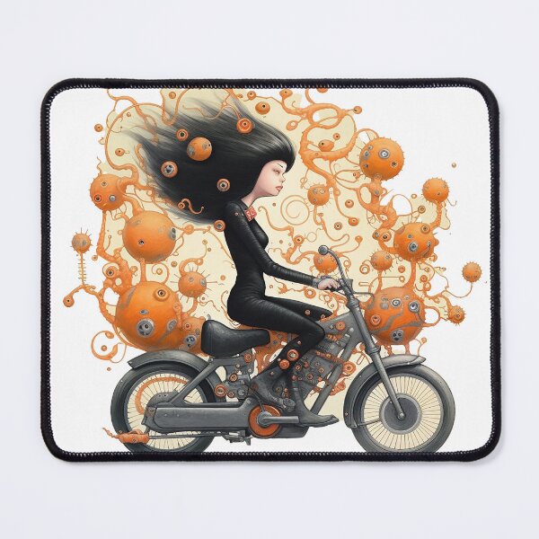 Item preview, Bike girl designed and sold by Luukartificial.
