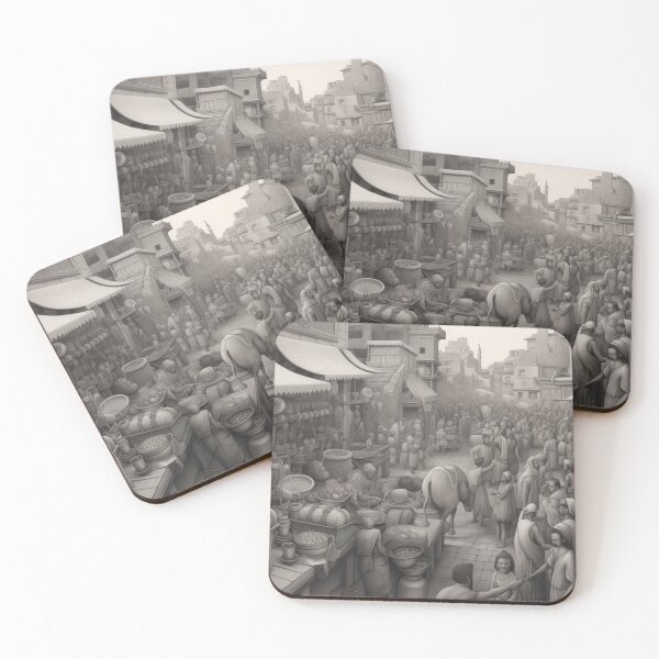 Item preview, Egyptian Ancient Town Square designed and sold by Bill Makatowicz.