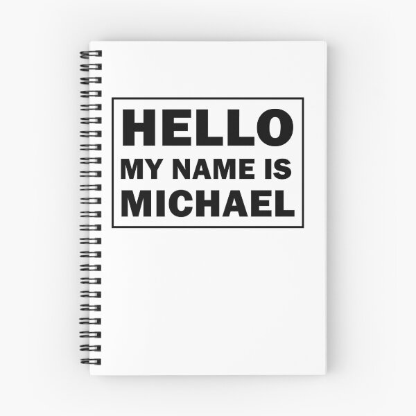 Item preview, Hello My Name Is Michael Funny Mens Humor  designed and sold by Essetino.