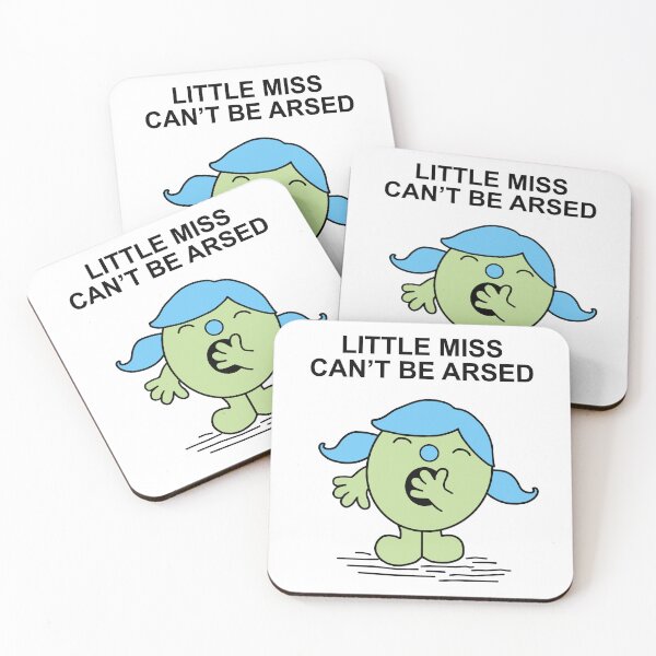 Item preview, Little Miss Cant be Arsed designed and sold by Scat the cat.