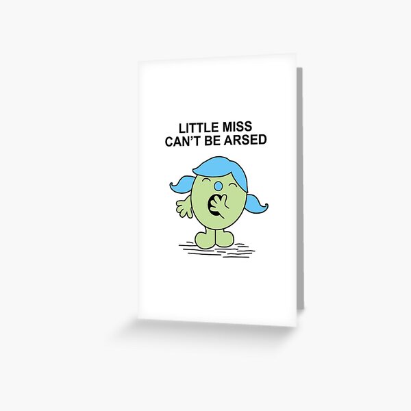 Item preview, Little Miss Cant be Arsed designed and sold by Scatthecat.