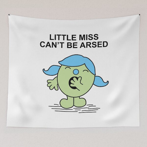 Item preview, Little Miss Cant be Arsed designed and sold by Scat the cat.