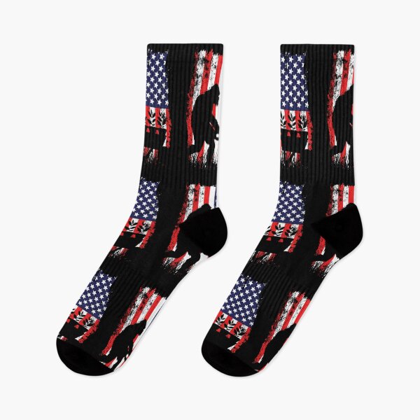Item preview, American Usa Flag Bigfoot Sasquatch Patriotic Gardener designed and sold by Designer-Girl.