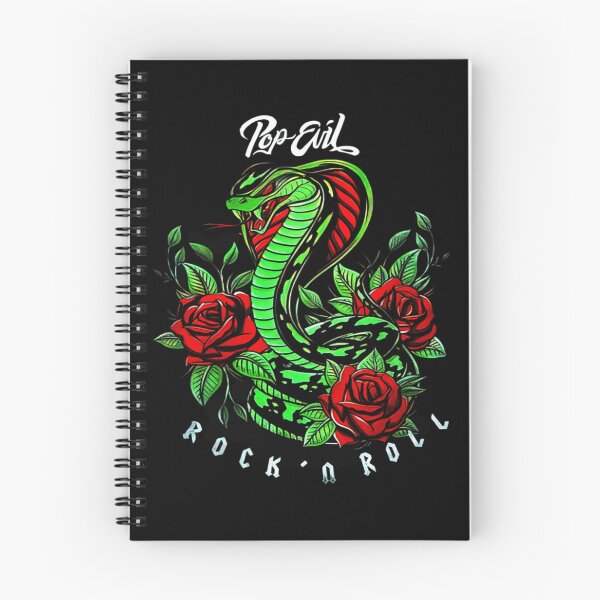 Item preview, pop evil rock'n roll green cobra in red rose designed and sold by Sipututakahov.