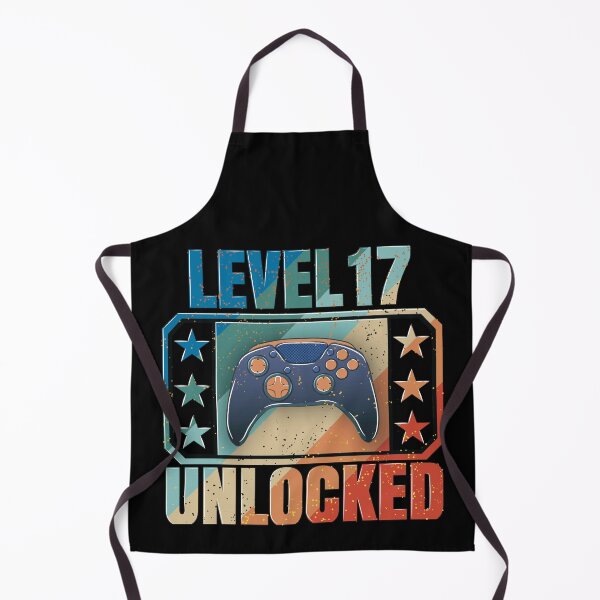 Item preview, Level 17 Unlocked: The design of gamers who celebrate their birthday designed and sold by Kraker-Inc.