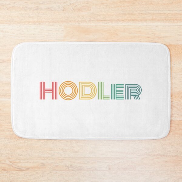 Item preview, HODLer Typography Rainbow designed and sold by WhitepaperStyle.