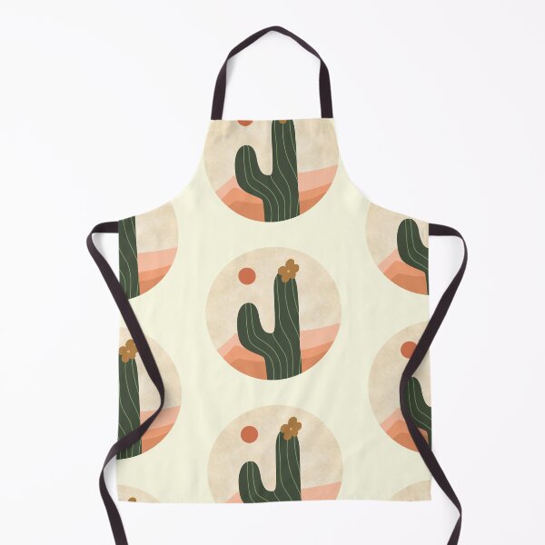 Item preview, Minimalist Boho desert flowering cactus round sticker designed and sold by DozyJov.